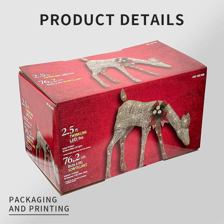 Christmas decorative lamp packaging box