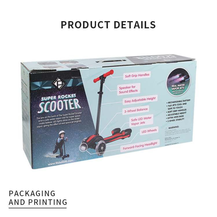 Scooter packaging box