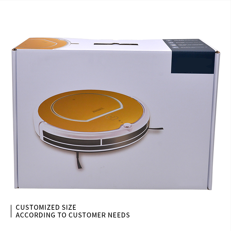 Sweeper packaging corrugated cardboard box