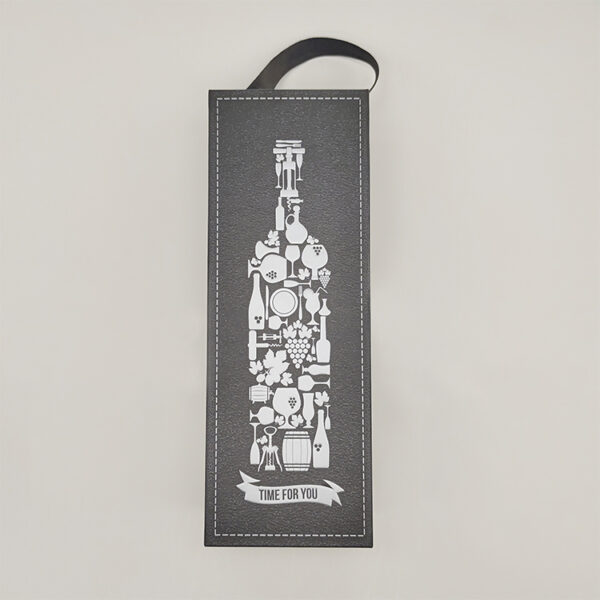 Black magnetic wine box - Image 2