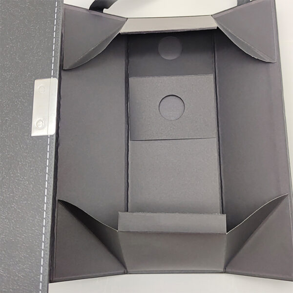 Black magnetic wine box - Image 5