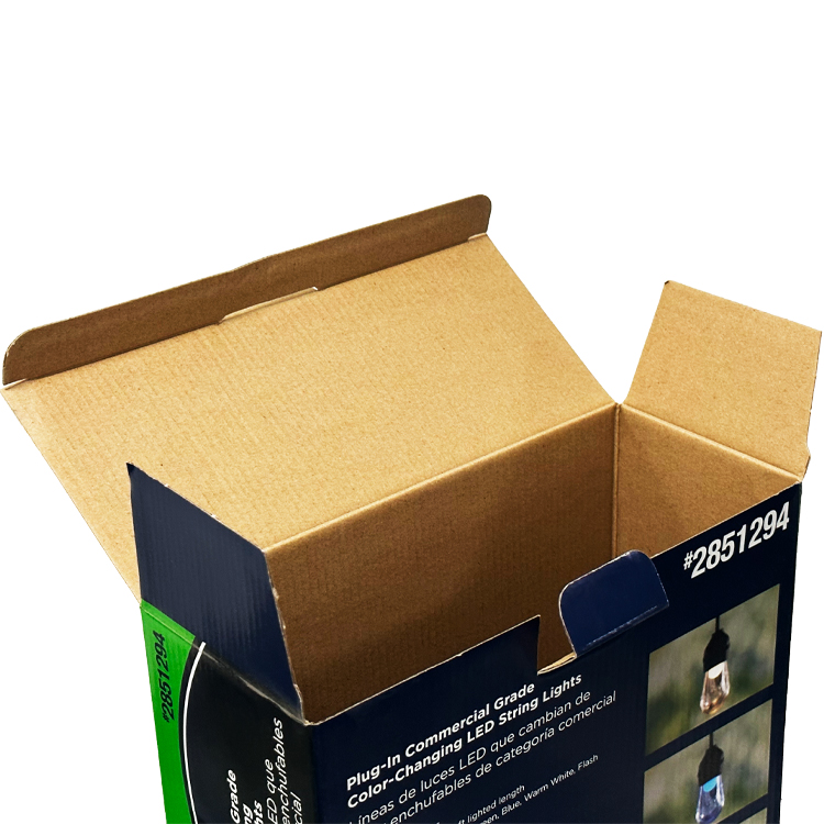 Decorative light bulb packaging box