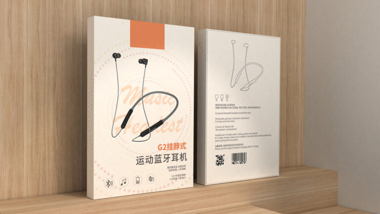 Earphone packaging case