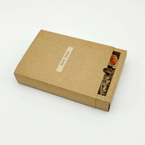 Kraft Paper Drawer Gift Box - Image 4