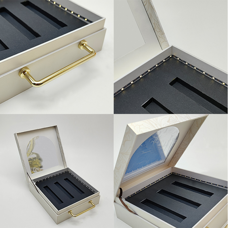 Lipstick packaging box handle