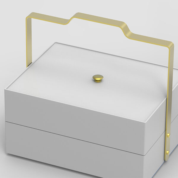 Metal portable three-layer gift box - Image 4