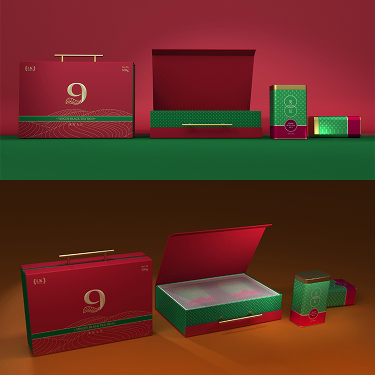 Handheld tea gift box