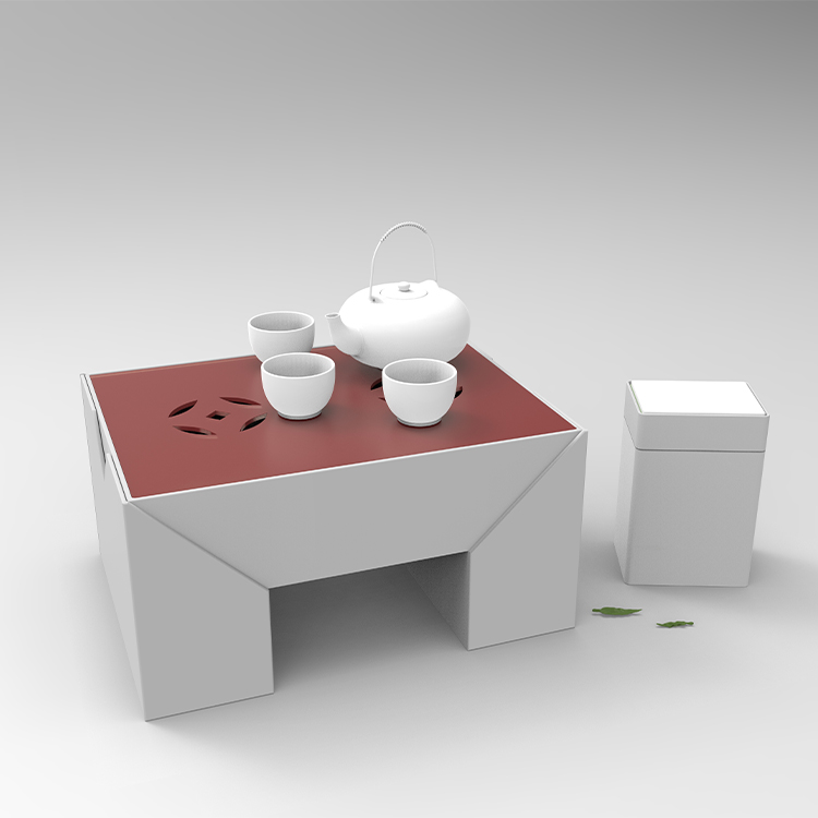 Tea table gift box