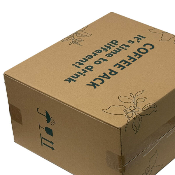 Coffee bean packaging cardboard box