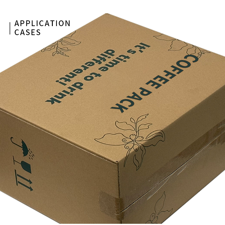 Coffee bean packaging cardboard box