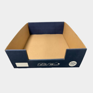 Corrugated paper tray