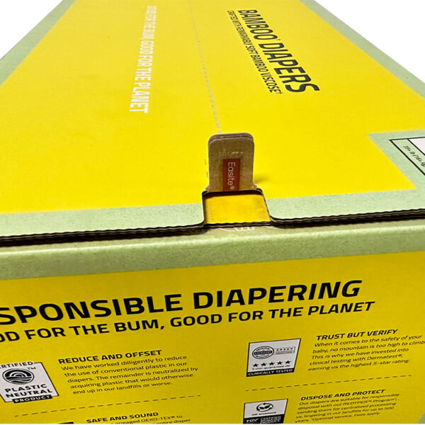 Diaper packaging box