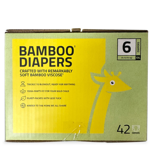 Diaper packaging cardboard box