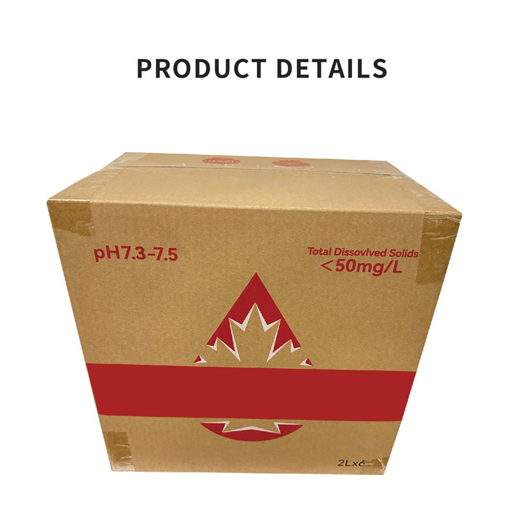 Glacier water packaging box