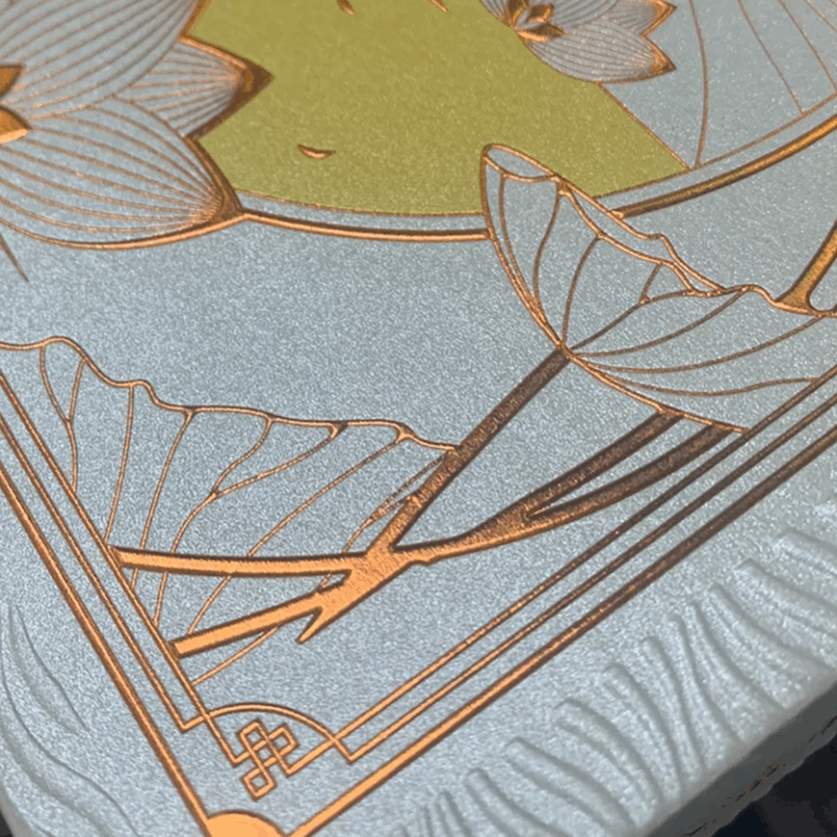 Letterpress hot stamping printing