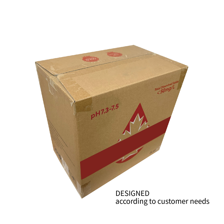 Mineral water packaging box