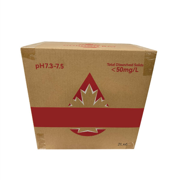 Mineral water packaging cardboard box