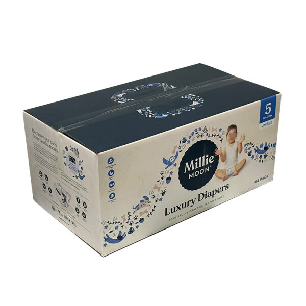 Portable colored cardboard box