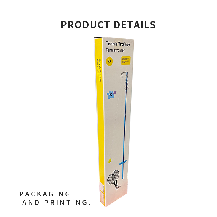 Tennis training racket packaging box