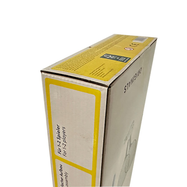 Yellow packaging box