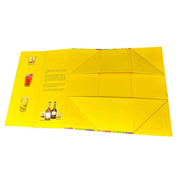 Colorful magnetic wine box