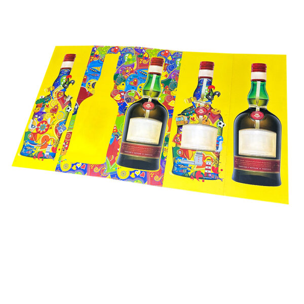 Colorful magnetic wine box