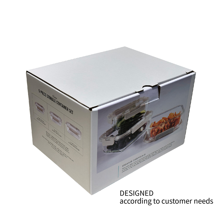 Glass food storage box tableware packaging box