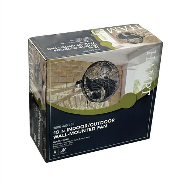 Wall fan packaging customization