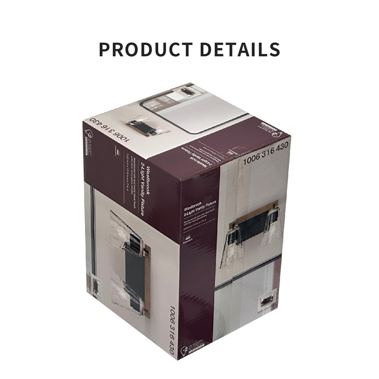 Wall lamp packaging carton