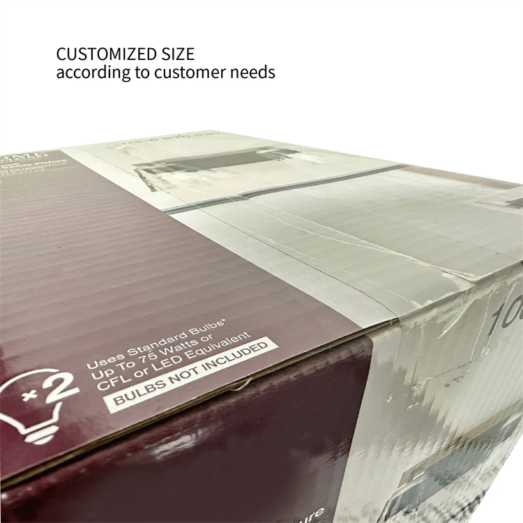 Decorative lamp packaging box