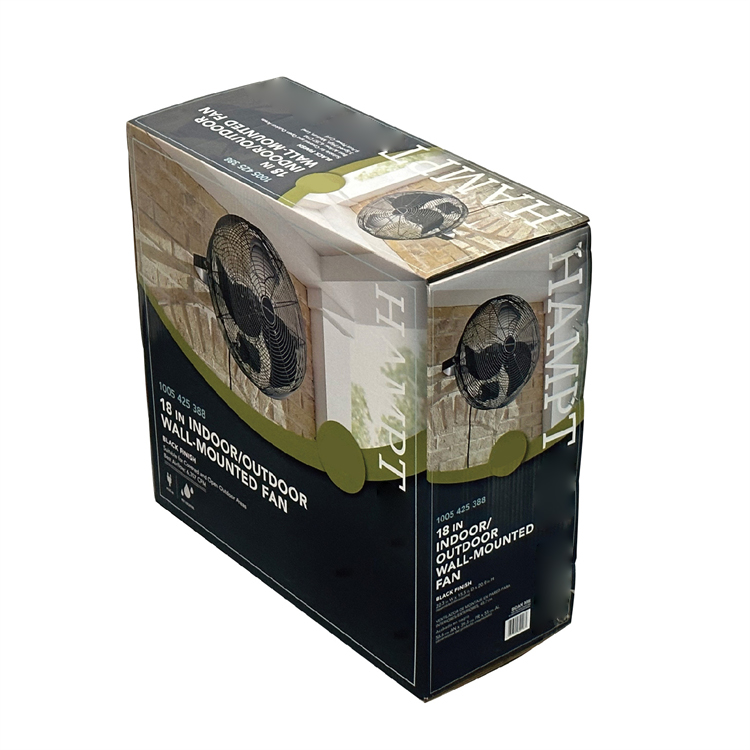 Fan packaging cardboard box