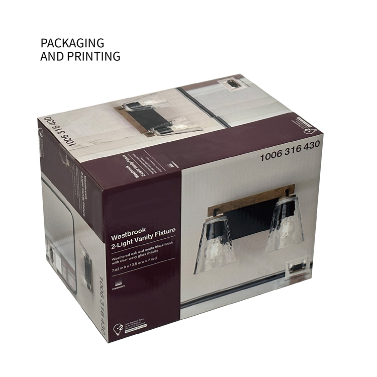Lighting packaging box