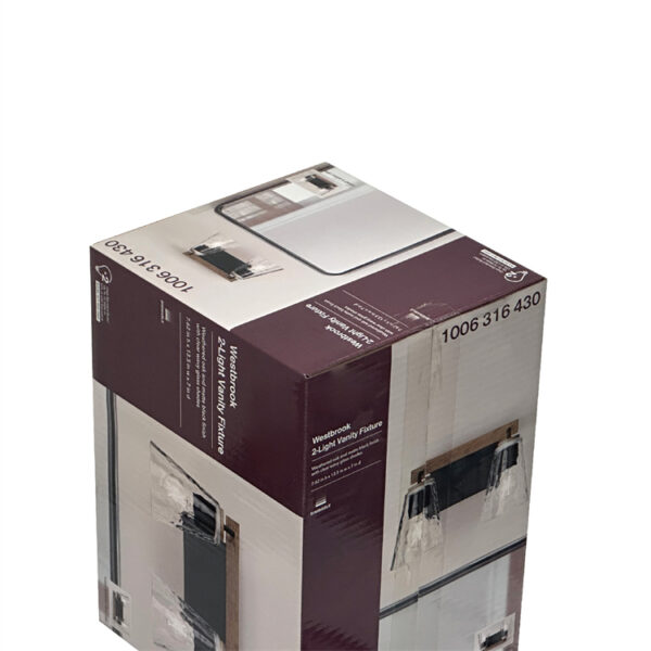 Wall lamp packaging carton