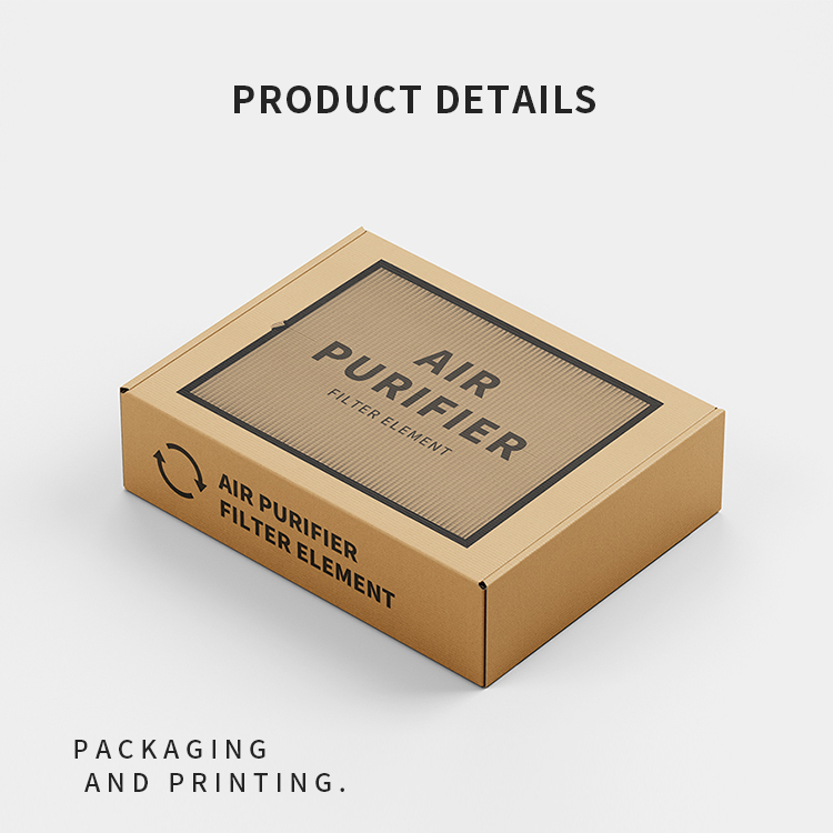 Air purifier filter packaging box