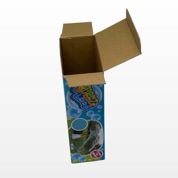 Bubble machine packaging box