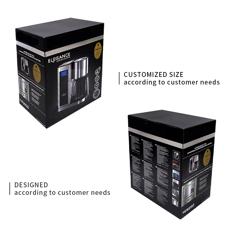 Coffee machine packaging cardboard box