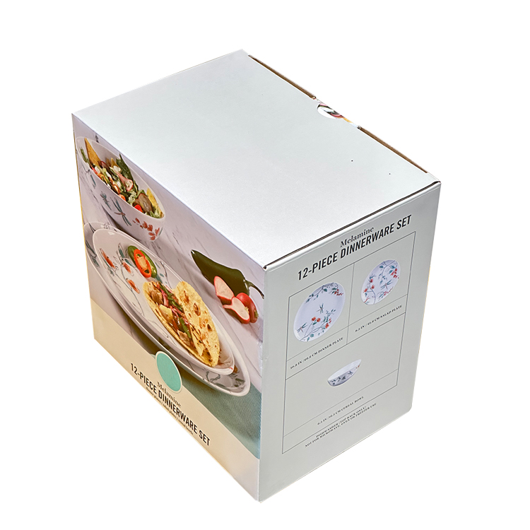Customized packaging for European tableware