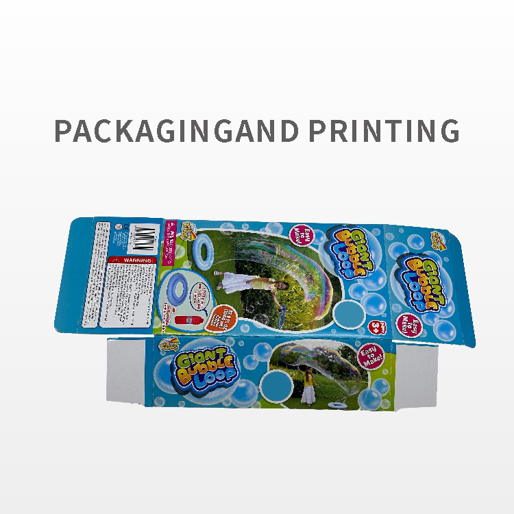 Customized toy packaging box