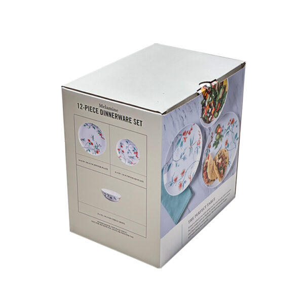 European style meal tray packaging box