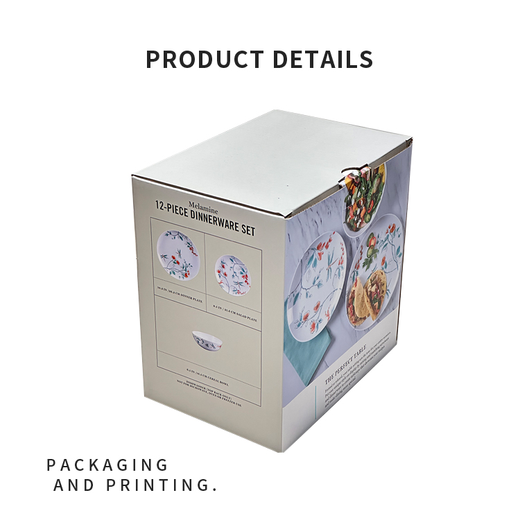European tableware packaging box