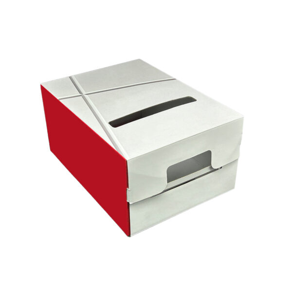 Exhibition material storage cardboard box