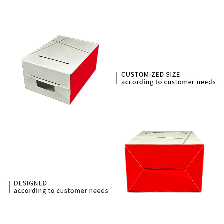 Exhibition trolley cardboard box
