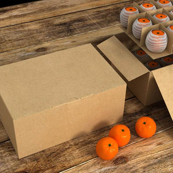 Fruit cardboard box