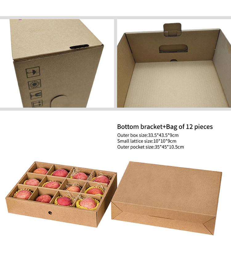 Fruit packaging hand-held tray