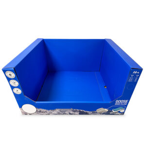 Goose down slippers PDQ display box