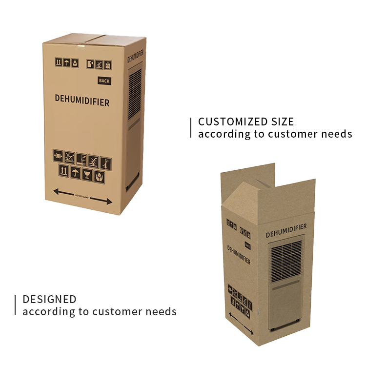 Household dehumidifier packaging box