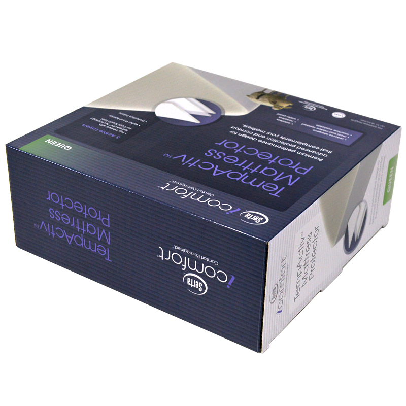 Mattress packaging cardboard box