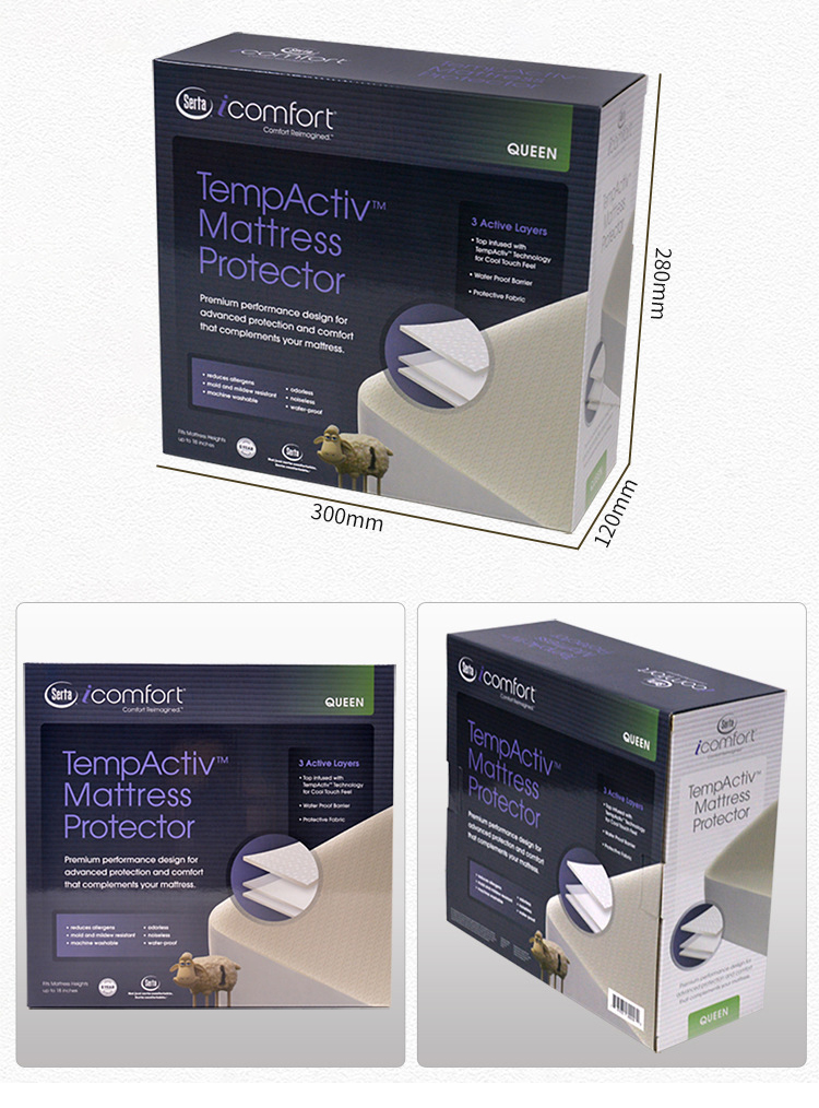 Mattress packaging color box