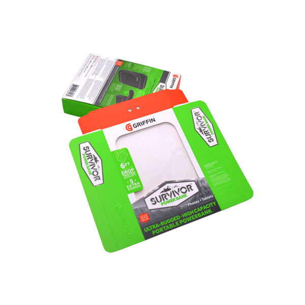 Mobile power bank packaging box