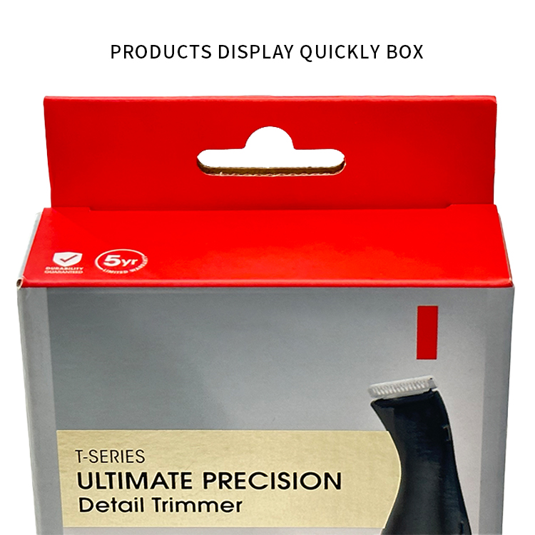 Multi functional shaver packaging box
